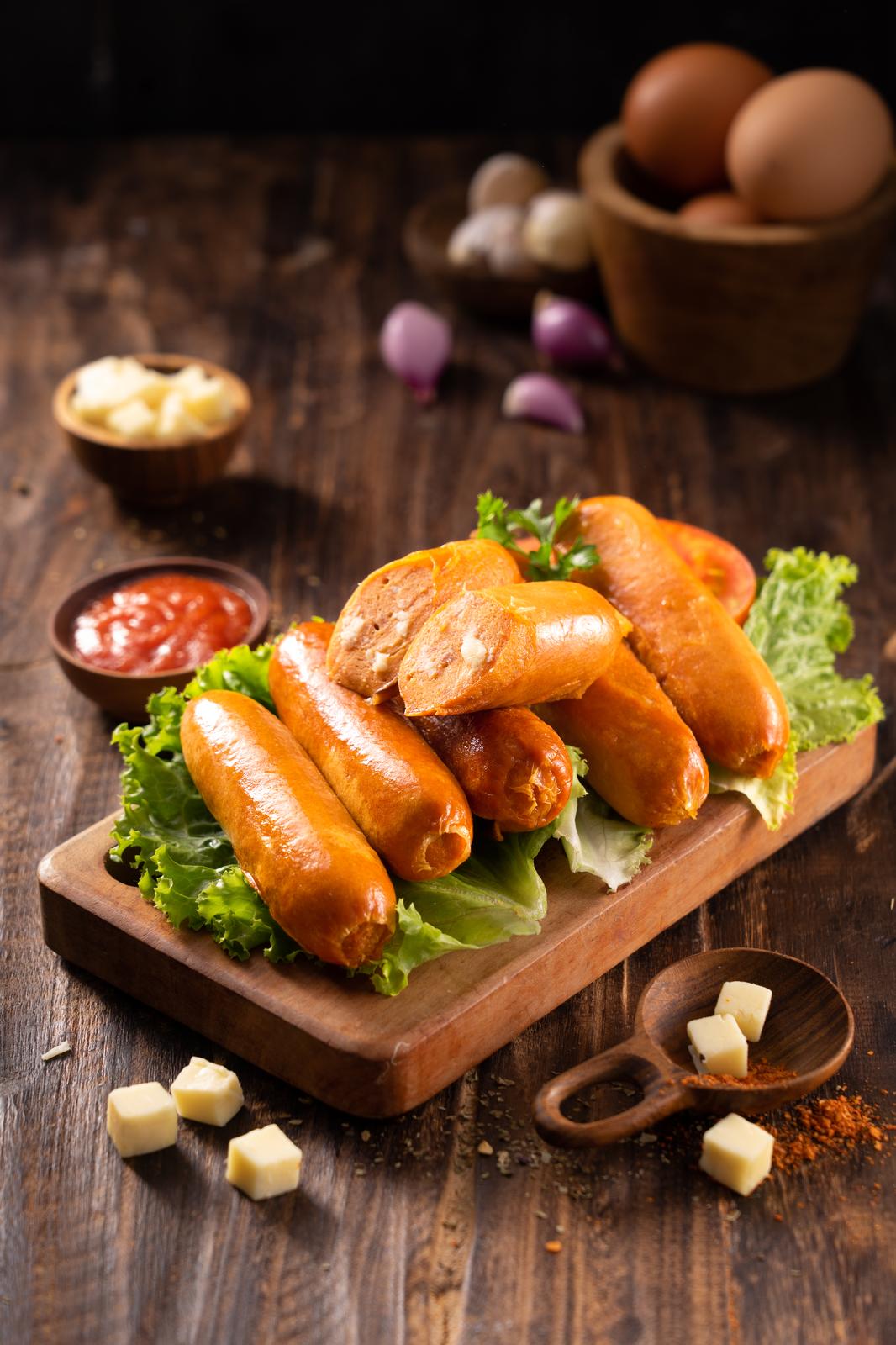 Product Photo Sausage Stack