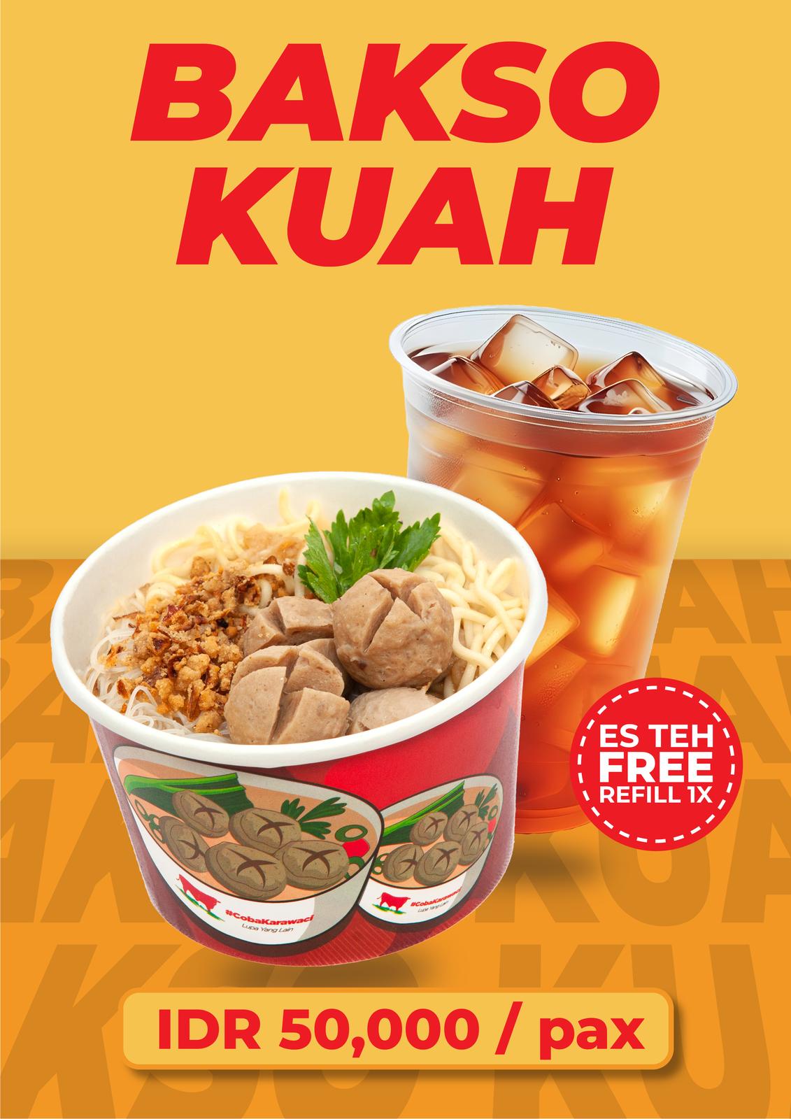 Poster Bakso Kuah